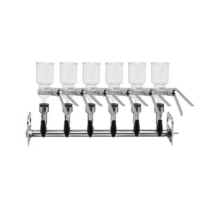 6-branch Stainless Steel Manifold set