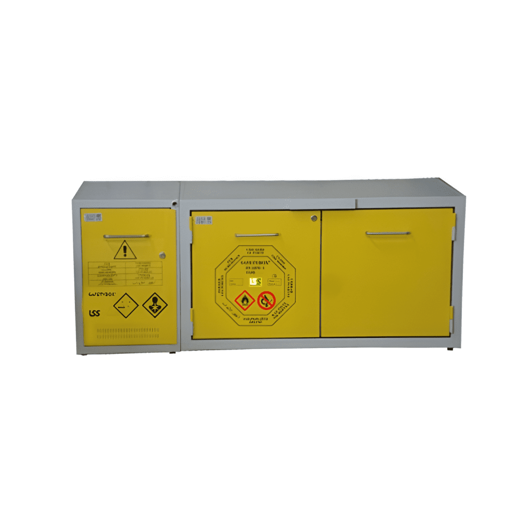 Cabinet for Flammables + Chemicals, Acids and Bases – KEMFIRE 150050 TYPE E