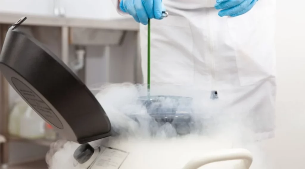 Liquid Nitrogen Freezer