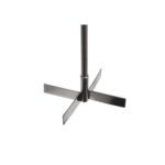 Overhead Straight 4 blade impeller