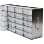 Freezer Cryovial Rack Side open