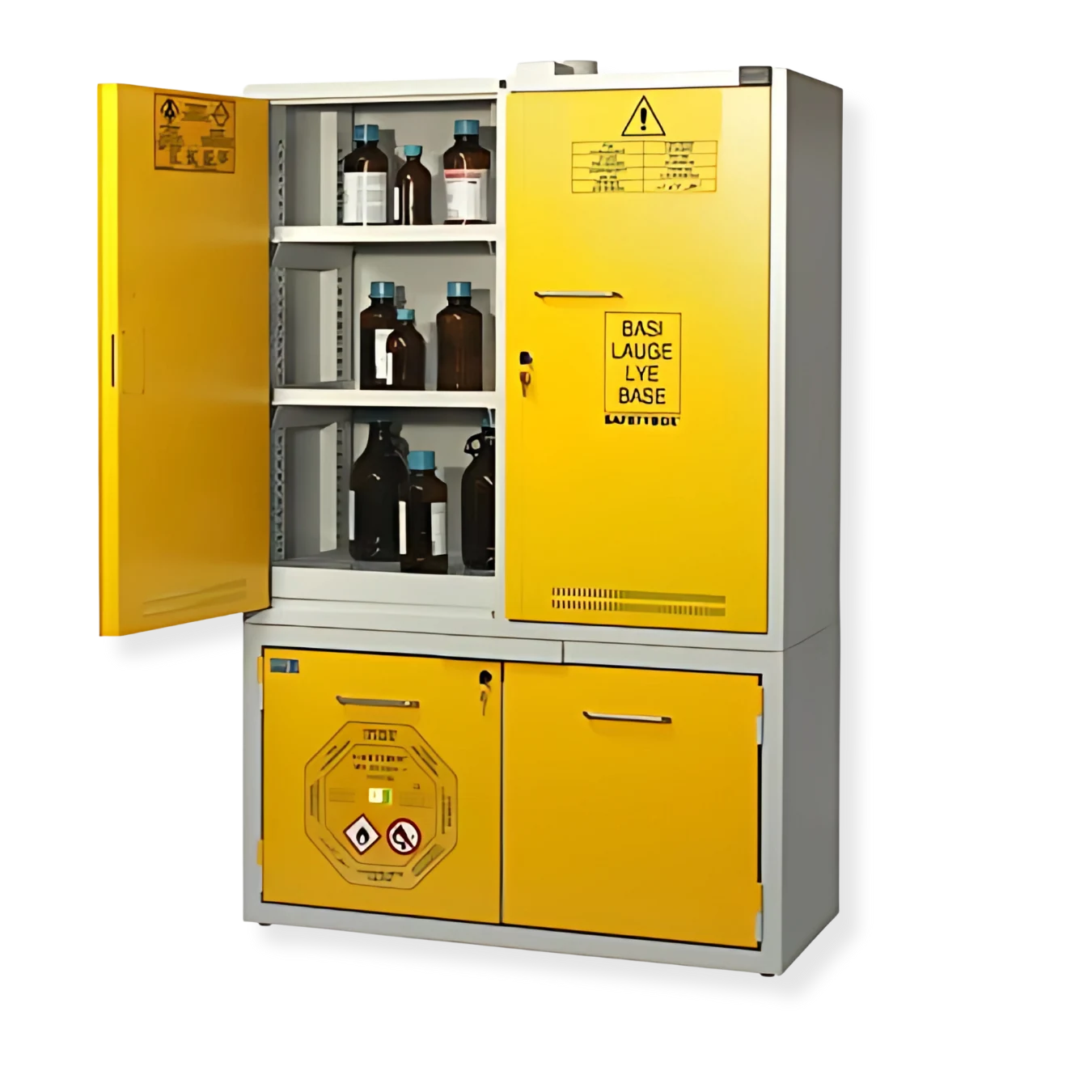 combined storage cabinet