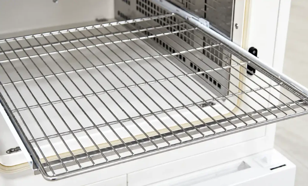 Stainless Steel Rack Inside Appliance