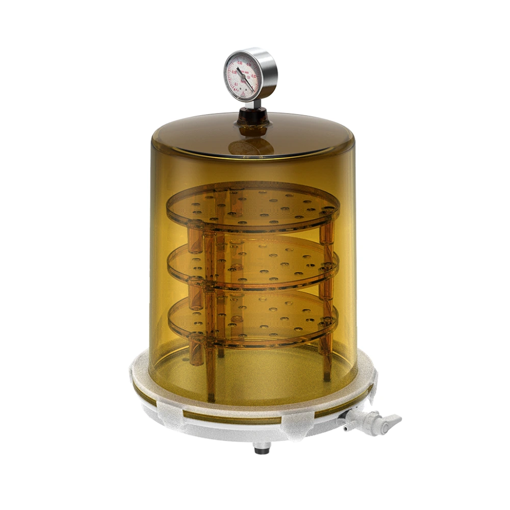 Cylindrical Vacuum Desiccators