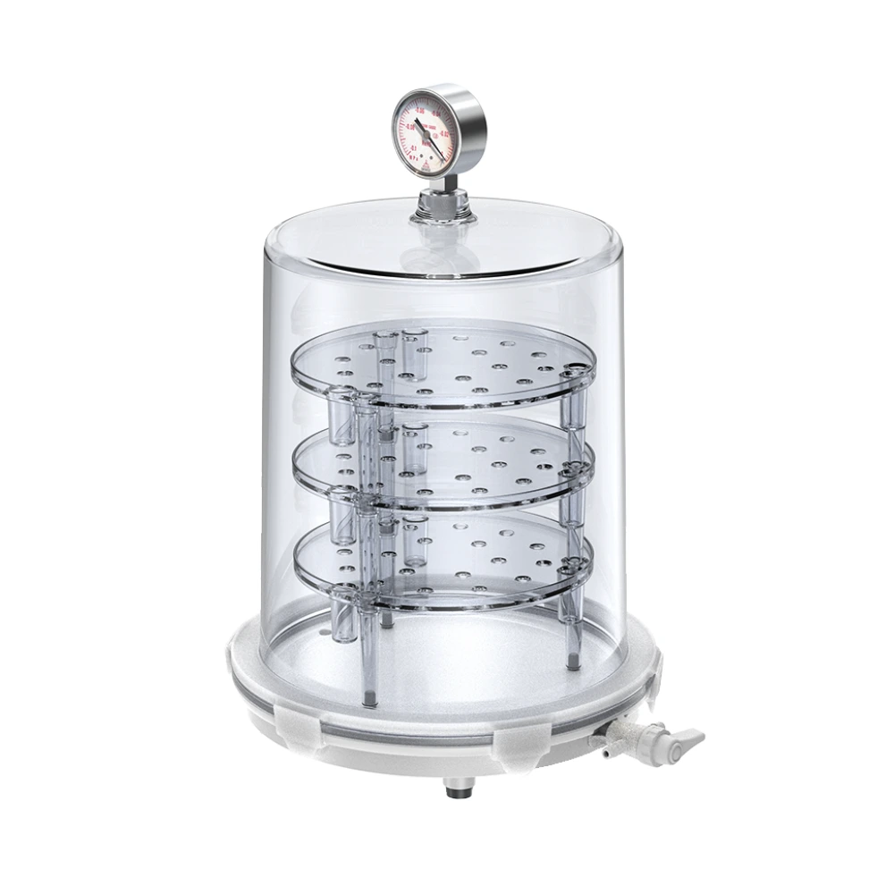 Cylindrical Vacuum Desiccators