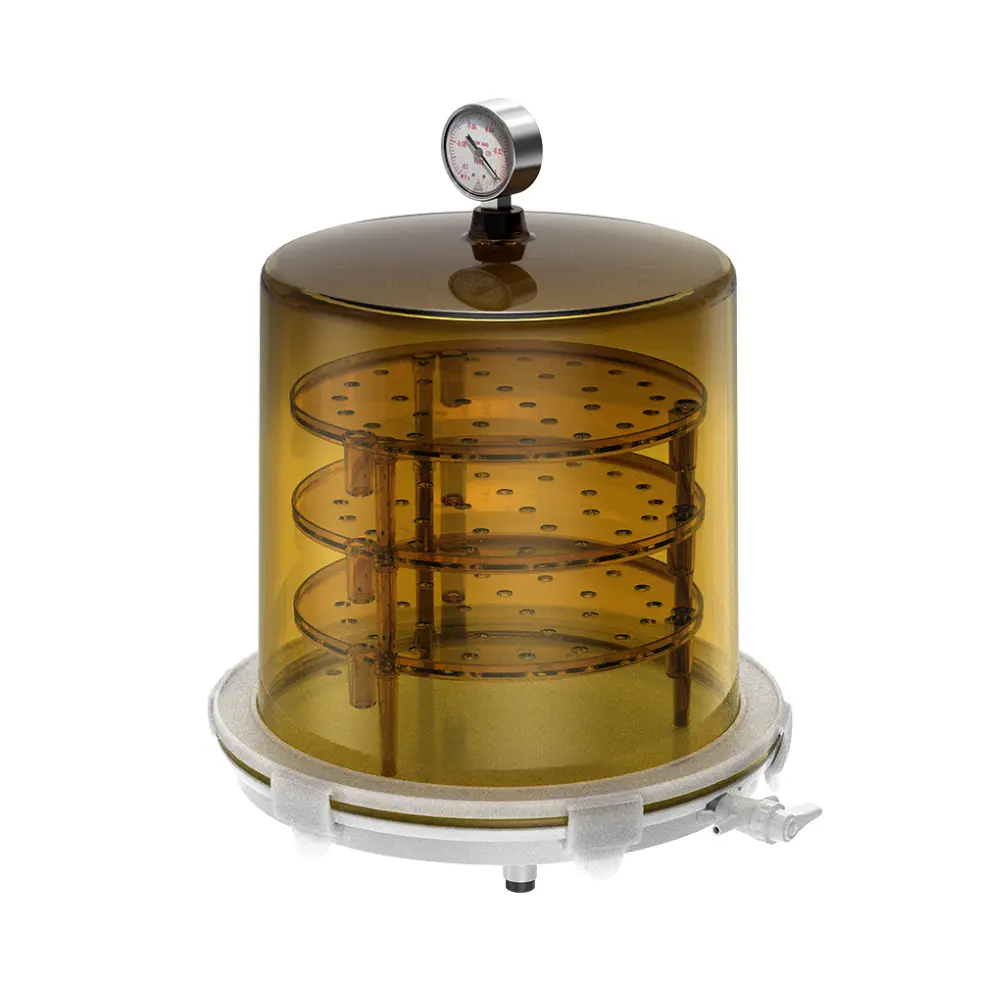 Cylindrical Vacuum Desiccators